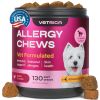 Dog Allergy Relief Chews Dog Itching Skin Relief Anti Itch for Dogs Dog Itch Relief Chews Hot Spot Treatment Seasonal Allergy Support Supplement Aller