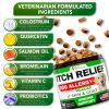 Dog Allergy Chews Itch Relief for Dogs Dog Allergy Relief Anti Itch for Dogs Dog Itchy Skin Treatment Dog Allergy Support Hot Spots Immune Health Supp